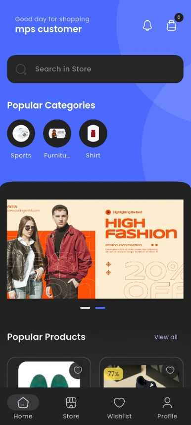 E-commerce Store Applications